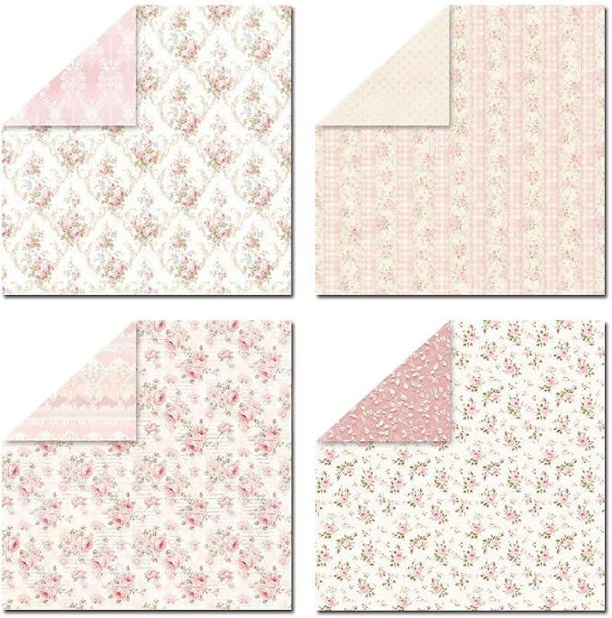 Scrapbook Paper & Scrapbooking Supplies, Shabby Chic Craft Sheets - Image 5