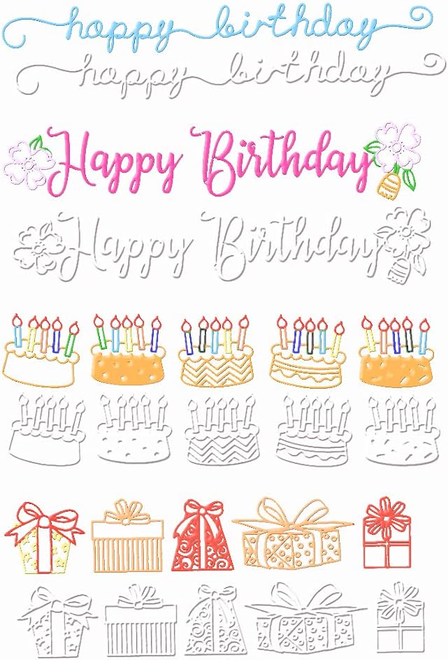 4 Patterns Plastic Template Embossing Folders - Image 4