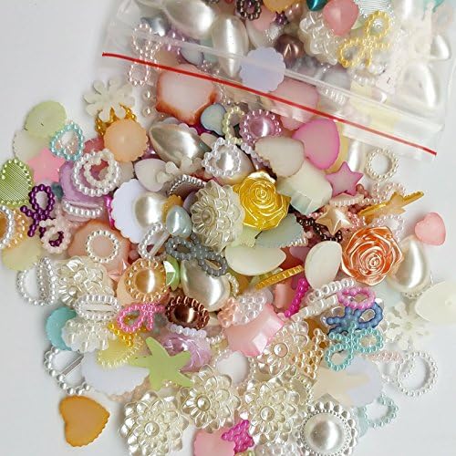 Chenkou Craft Random 100g/lot 4-20mm Half Round Imitation Pearls Seastar Bow - Image 3