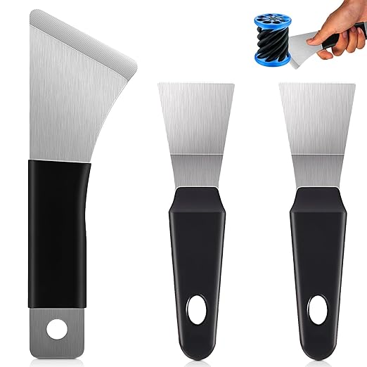 High-Quality 3D Printer Tool Removal Scraper Kit, 2 Types of Sharpened Blades and Sizes, 3D Printer Scrapers for Fast Separation Large Medium Small Models, Great 3D Printer Accessories Gifts