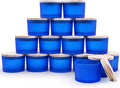 SHOWIN Thick Candle Jars for Making Candles 16 Pcs, 4 OZ Empty Jars by Showin