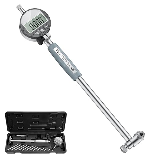 HDLNKAK Digital Dial Indicator Bore Gauges (2"-6"/0.0005"), Engine Cylinder Measurement with Carbide anvils