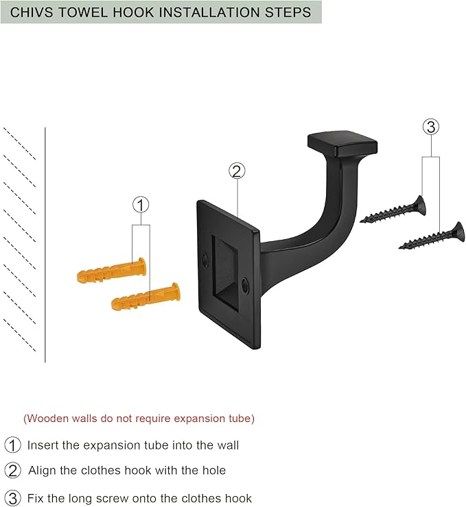 SAILING 3 Pack Coat Hooks - Brushed Nickel Robe Hooks Decorative Wall Hooks for Bathroom Bedroom Kitchen Towel Robe Clothes Cabinet Closet Bathroom Hardware