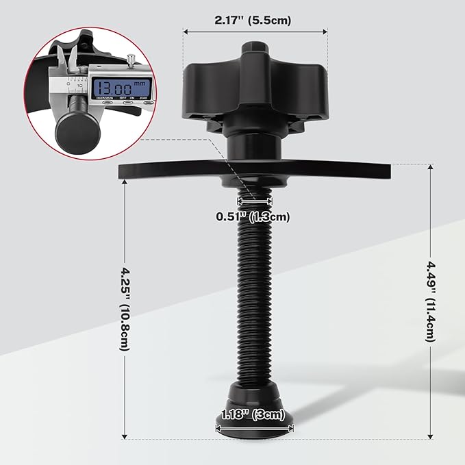 BILITOOLS Brake Caliper Compression Tool Heavy Duty Disc Brake Caliper Piston Pad Compressor Spreader Tool