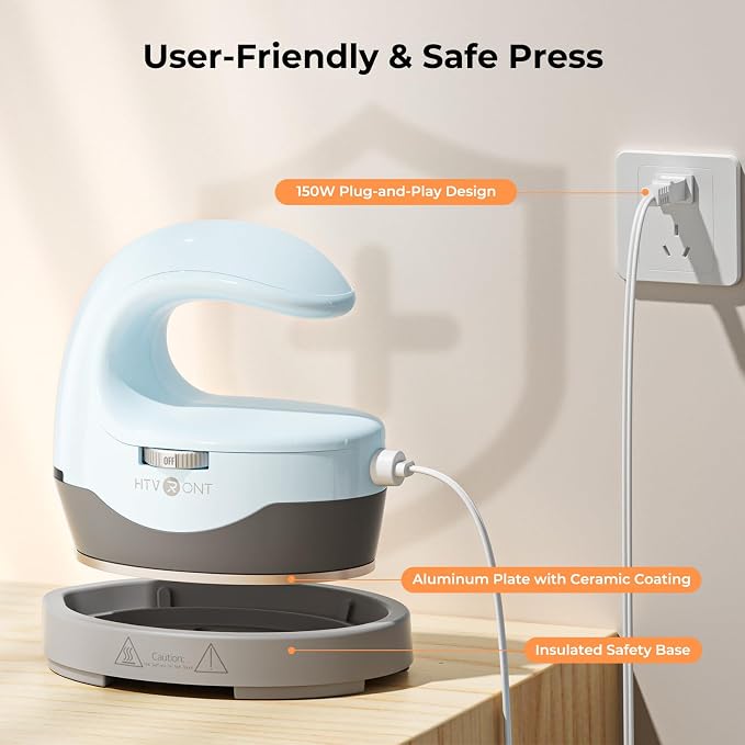 HTVRONT Heat Press H1 Mini Heat Press Machine - Image 7