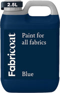 Fabricoat Blue Fabric Upholstery Paint & Dye | 2500ml / 85 fl oz | Restore or by Fabricoat