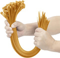 XINGO Gold 16 Inch Zip Ties Heavy Duty 100 Pack, 200 LBS Ultra Strong Plastic Wire Ties, Large Cable Ties Extra Long Tie Wraps, Indoor and Outdoor UV Resistant