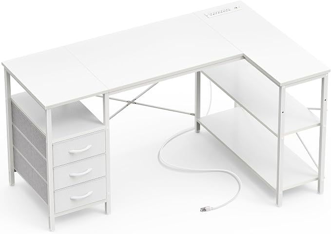 Huuger L Shaped Office Desk by Huuger
