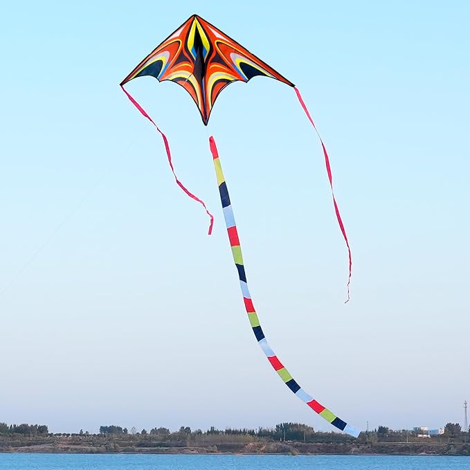 Kite, Large Delta Kites for Kids and Adults, Durable Multifunctional Beach Kite - Image 7