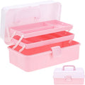 Hair Accessories Organizer, Tackle Box Craft Storage Portable Folding Toolbox by Outuxed
