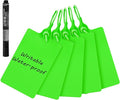 100 Plastic Tags Waterproof Tags for Labeling Shipping Tags Shipping Labels Security Tamper Seals Hanging Tags Writable Marker Ties Storage Tag with One Marker Pen (Green)