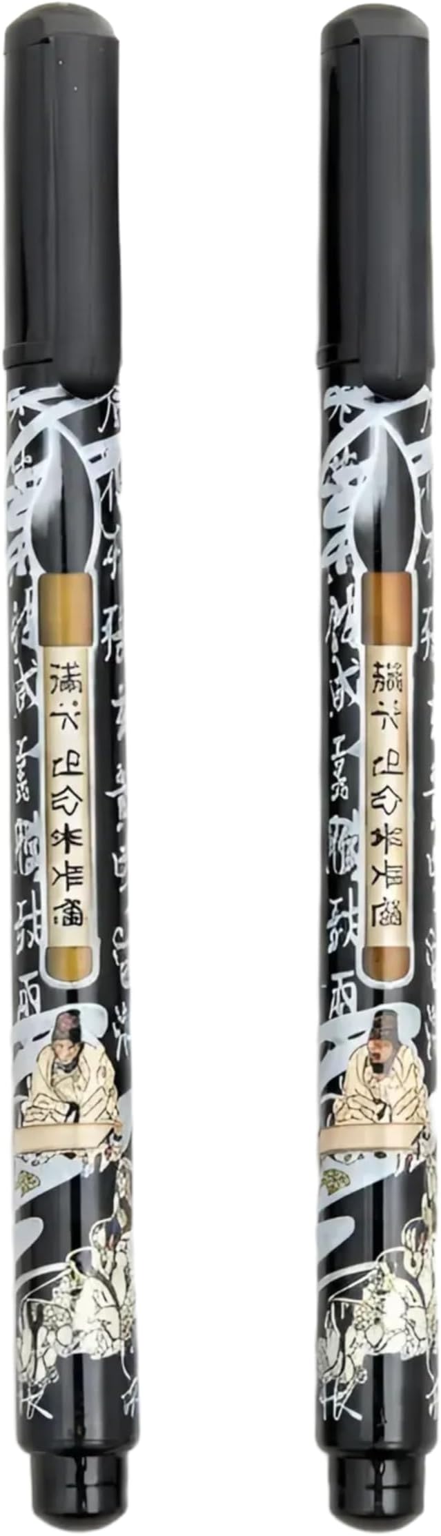 Benepisyo Black Calligraphy Brush Pens by Unknown