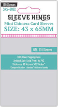 Sleeve Kings Mini Chimera Card Sleeves – 110 Count, 43 x 65 mm, Perfect Fit by SleeveKings