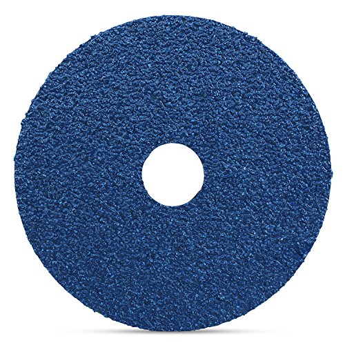 BHA Zirconia Resin Fiber Sanding and Grinding Discs, 4.5” x 7/8”, 24 Grit - 25 Pack