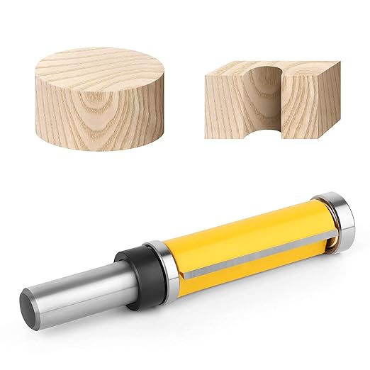 2-Inch Flush Trim Top and Bottom Bearing Router Bit 1/2-Inch Shank