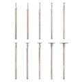 AM ARROWMAX 10pcs T Shape Diamond Burr - 3/32'' Shank Mini Channel Cutting Burs Diamond Mounted Stone Carving Bits for Rotary Tools Includes Dremel
