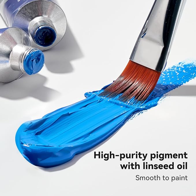Paul Rubens Oil Paint, 20 Basic Colors*170 ml LargeTubes, Professional Oil - Image 7