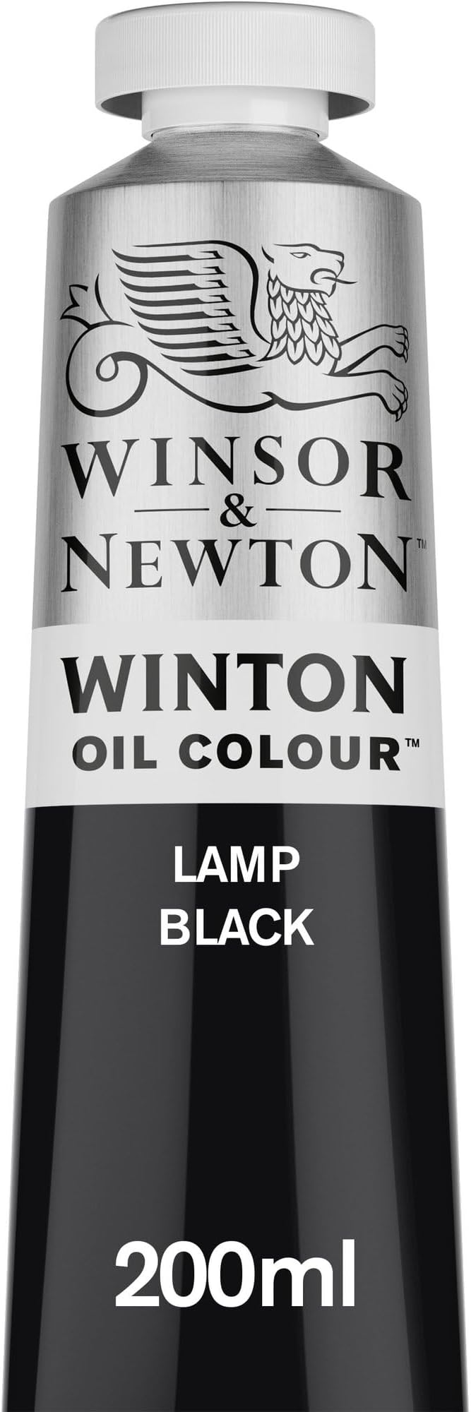 Winsor & Newton Winton Oil Color, 200ml Tube, Lamp Black by WinsorNewton