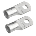 SELTERM 2pcs 2/0 AWG 5/16" Stud Tinned Copper Wire Lugs, Battery Cable Ends, 00 Gauge Ring Terminal Connectors, UL Marine Grade Electrical Terminal Connectors