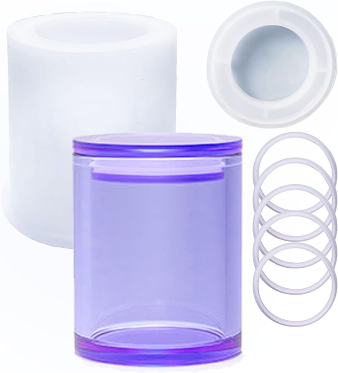 Sealed Storage Box Silicone Resin Mold by Qinlunuho