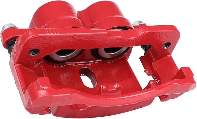 SCITOO 18-B4728 Disc Brake Caliper Assembly with Bracket Red Fit For Cadillac 2002-2006,For Chevrolet 1999-2013,For GMC 1999-2013,For Hummer 2003-2009