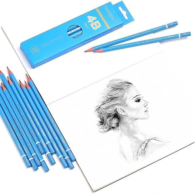 Sketch Pencils for Drawing 4B, Sketching & Doodling | Graphite Pencil for - Image 5