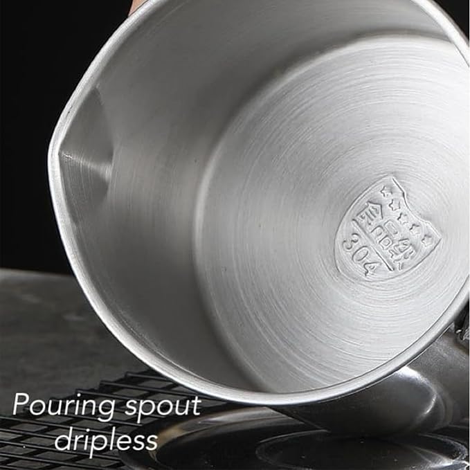 Phinicco 44oz 1.3L Candle Making Pouring Pot Wax Melting Pot and Spoon 304 - Image 2