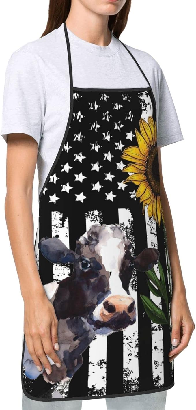 Apron Cooking Chef Work Shop Women Men Baking Decorations Painting Bbq Grilling - Image 4