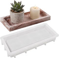 1Pc Rectangular Silicone Resin Tray Mold by Unknown