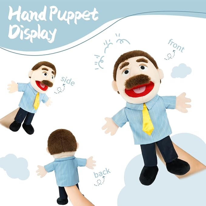 Family Hand Puppets for Kids - Image 3