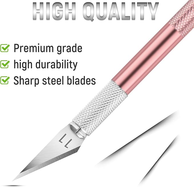 Jetmore 10 Pack Exacto Knife Set – Precision Craft Knife, Hobby Knife, and Art - Image 4