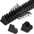 PATIKIL 23pcs Magnetic Wrench Organizer for Tool Box, Magnetic Modular Wrench Organizer Holder Toolbox Universally for 23 Tools Drawer Chest Ratcheting Offset Wrenches, Black