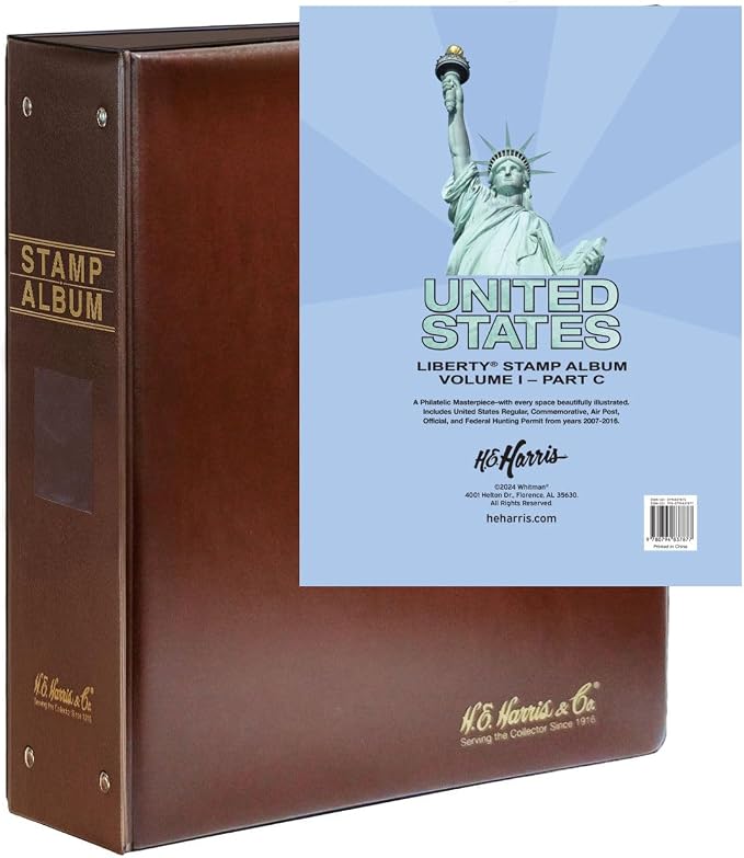 H.E. Harris & Co. USA Liberty Postage Stamp Album by Unknown