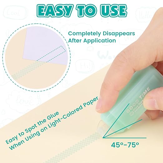 8 Pack Double Sided Glue Tape Roller - Image 7