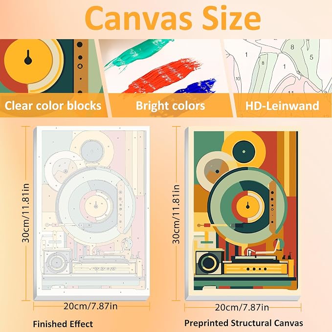Mandun 3 Pack Paint by Numbers Kit - Image 2