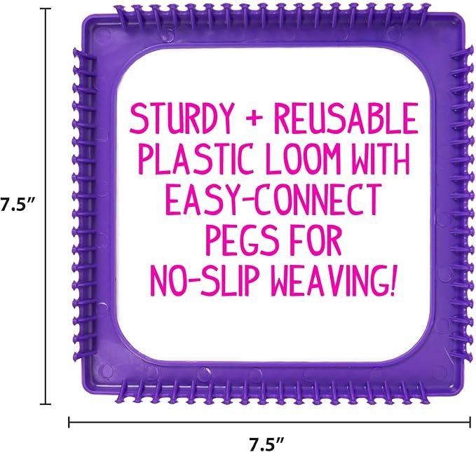 Made By Me Ultimate Weaving Loom, Includes 378 Craft Loops & 1 Weaving Loom - Image 6