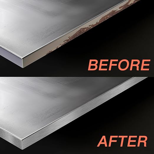 GSCIT Club Silver Edge Banding, 1 Inch x 50ft Aluminum Brushed Edge Banding PVC Edge Trim for Cabinet Repair Furniture
