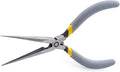 Super Precision Long Needle Nose Pliers - 6 Inch Steel Mini Long Nose Pliers With Non Serrated Edge & Non Slip Handles - Great For Jewelers, Fine Crafting, & Other High Precision Projects