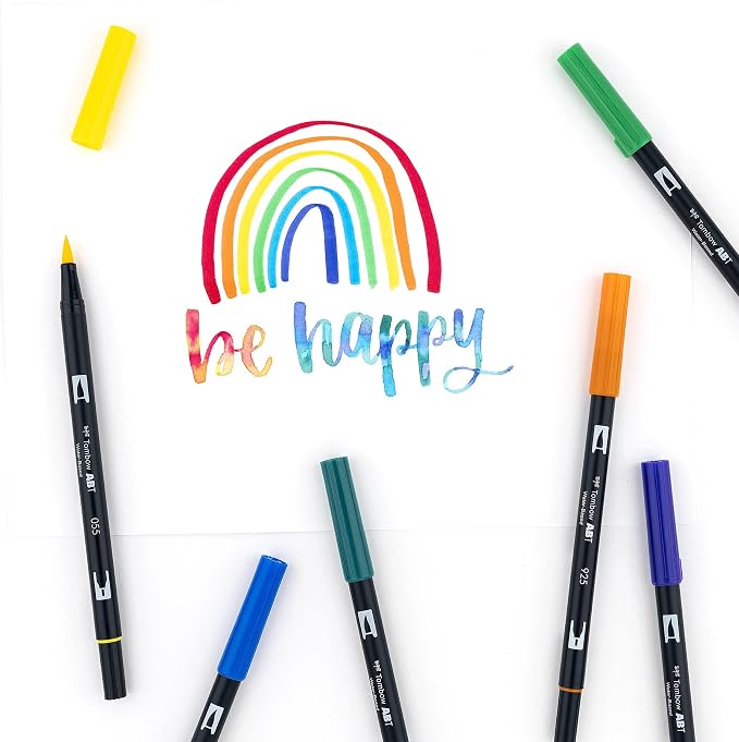 Tombow Dual Brush Marker 10-Piece Set: Primary - Image 11