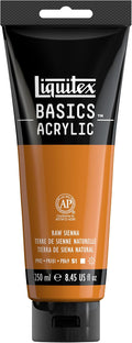 Liquitex BASICS Acrylic Paint, 250ml Tube, Raw Sienna by Liquitex