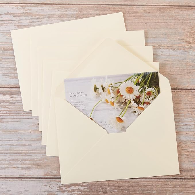 50 Pack Cream A7 Envelopes - Image 6