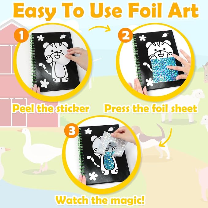 FUNNYB&G Mess-Free Foil Art Craft - Image 4
