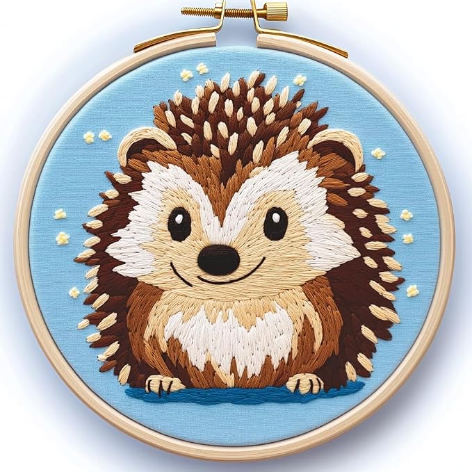 DIY Punch Needle Kits Hedgehog by Unknown