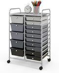 BECOMFORT 15-Drawer Rolling Cart by BECOMFORT