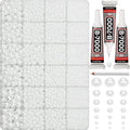 16000Pcs Flatback Pearl Rhinestone by Worthofbest