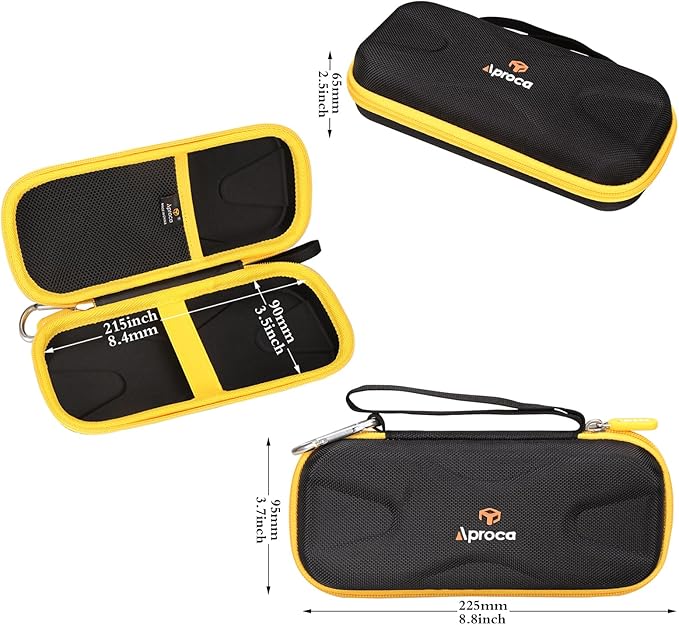 Aproca Portable Hard Storage Case, for Fluke 323/302+ / 324/325 Digital Clamp Meter and Accessories
