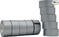 WOD ETC766 Professional Grade General Purpose Gray Electrical Tape UL/CSA Listed core. Vinyl Rubber Adhesive Electrical Tape: 1.5 inch X 66 ft - Use at No More Than 600V & 176F (Pack of 10)