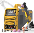 TOOLIOM Plasma Cutter, Non Touch Pilot Arc, Large LED Display 50 Amps Cutter Machine with 110/220V Dual Voltage, IGBT Maximum 3/4 Inch Clean Cut DC Inverter Cutting Machine