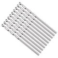 Drill Bit, 2mm Cutting Diameter, 4241 HSS 118° Cutting Angle Uncoated Bright Versatile Jobber Bits - (Applications: for Drilling Plastic Wood Soft Metal), 10-Pieces