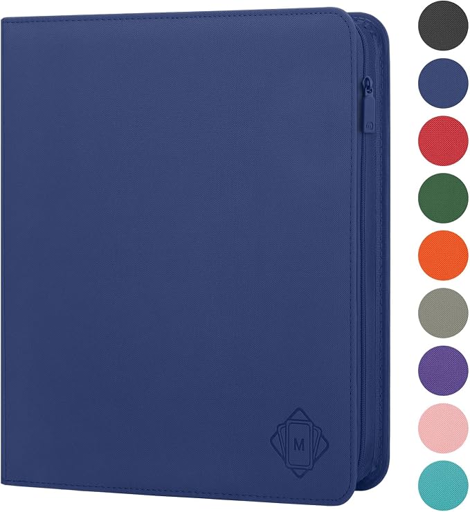 Premium Card Binder 12 Pocket for 720 Pockets Trading Card Binder, PU Zipper - Image 2